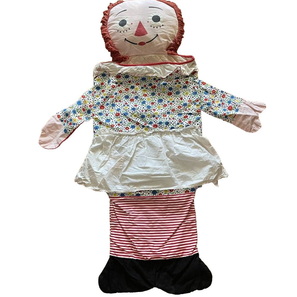 Knickerbocker Raggedy Ann Sleeping Bag Kids Vintage Retro Americana Kitsch‎ 60's